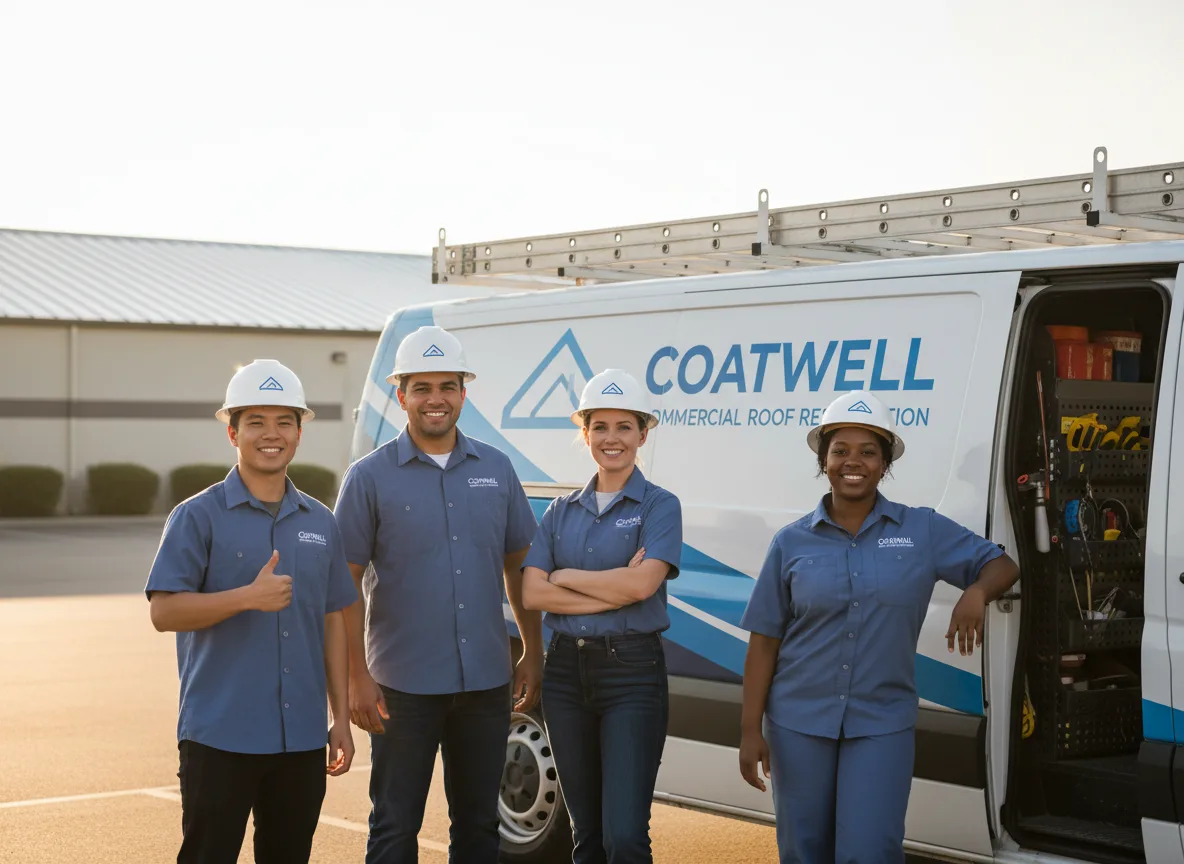 Commercial roof coating company in Proberta, CA